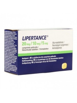 Lipertance 20 mg. / 10 mg. / 5 mg. 30 tablets